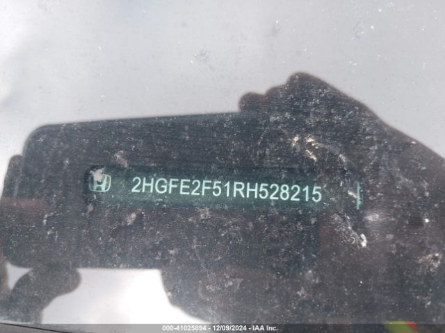 2HGFE2F51RH528215 Honda Civic Sport