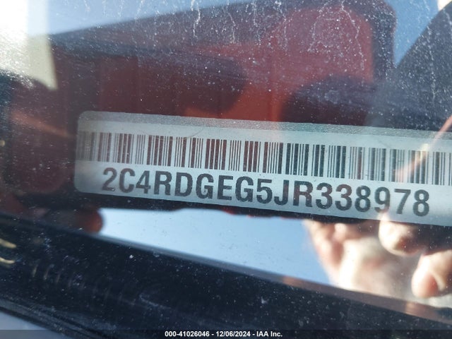 Dodge Grand Caravan Gt 2018 2C4RDGEG5JR338978 Image 9