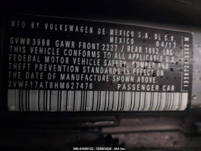3VWF17AT6HM627476 Volkswagen Beetle #pinkbeetle/1.8t Classic/1.8t S