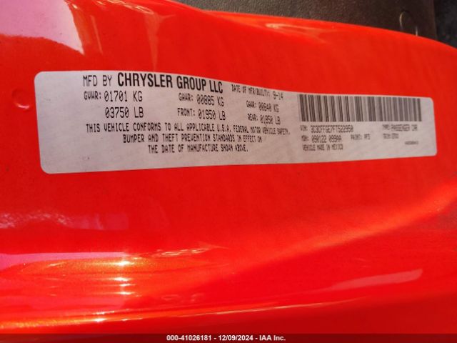 2015 FIAT 500E 3C3CFFGE7FT522950 Photo 8