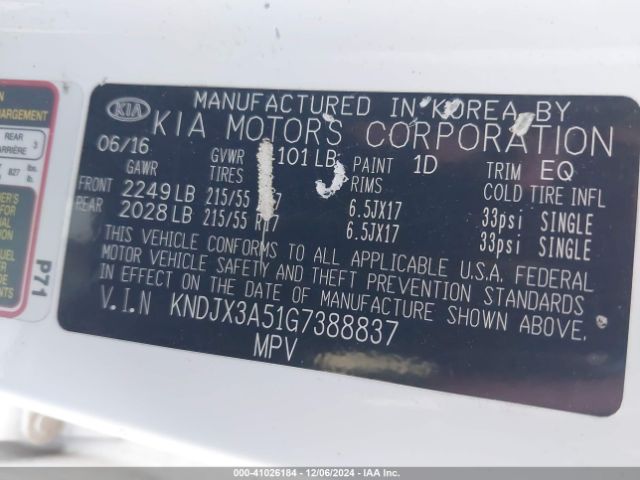 KNDJX3A51G7388837 KIA Soul !