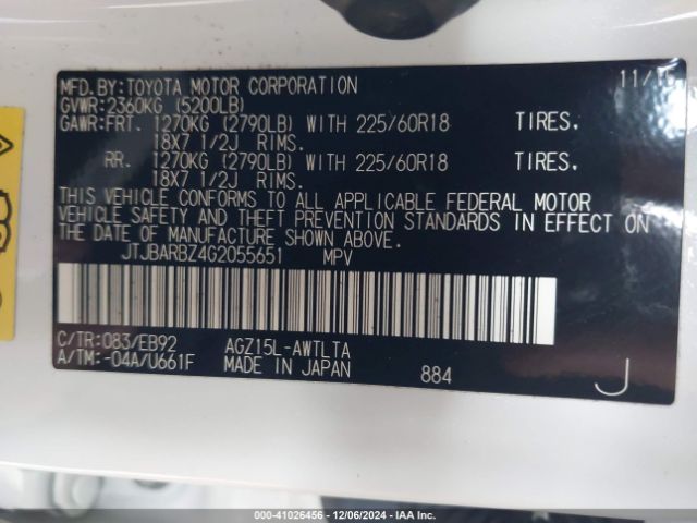 JTJBARBZ4G2055651 Lexus Nx 200t F Sport