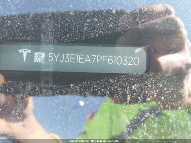 5YJ3E1EA7PF610320 Tesla Model 3 Rear-wheel Drive