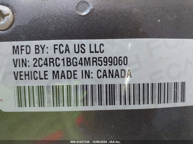 Chrysler Pacifica Touring L 2021 2C4RC1BG4MR599060 Image 9
