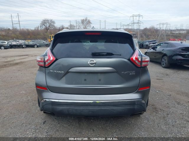 5N1AZ2MH4FN206693 Nissan Murano Platinum