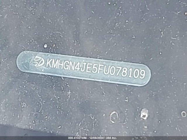 Hyundai Genesis 3.8 2015 KMHGN4JE5FU078109 Image 9