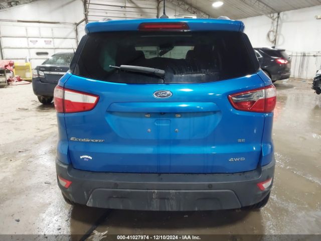 MAJ6S3GL0LC319736 Ford Ecosport Se