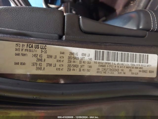 2017 JEEP GRAND CHEROKEE 1C4RJFCG9HC633428 Photo 8