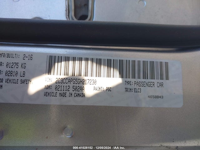 Chrysler 300c Platinum 2016 2C3CCAPG5GH217230 Image 9