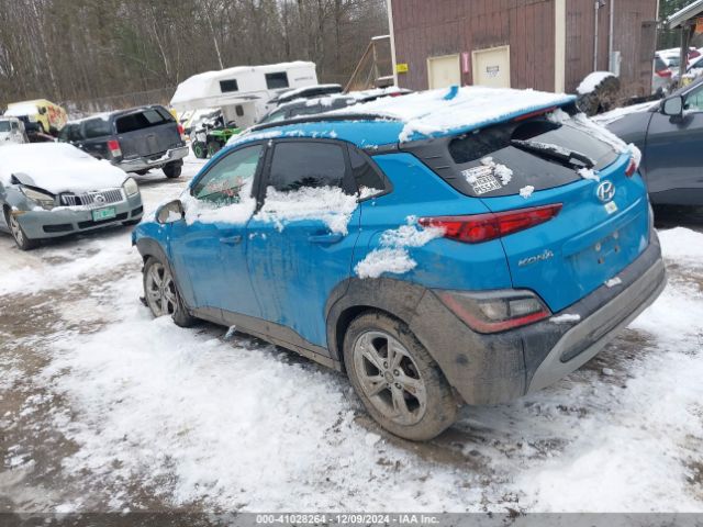 KM8K3CABXNU900126 Hyundai Kona Sel