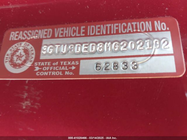 3GTU9DED8MG202192 GMC Sierra 1500 4wd  Short Box Slt