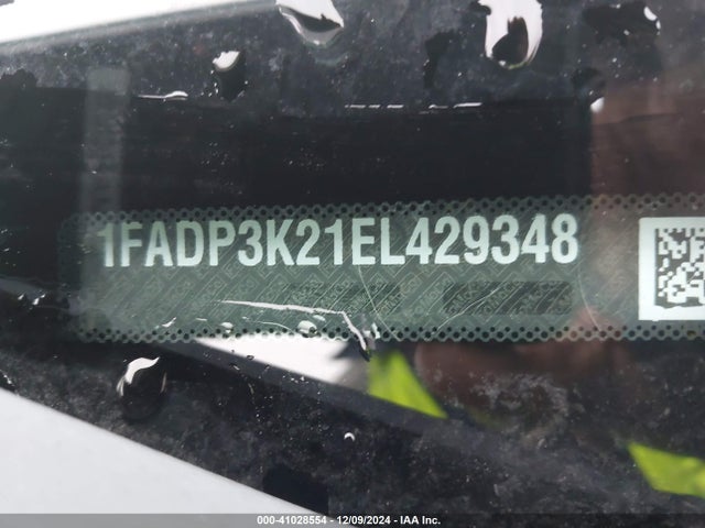 Ford FOCUS SE 2014 1FADP3K21EL429348 Image 9