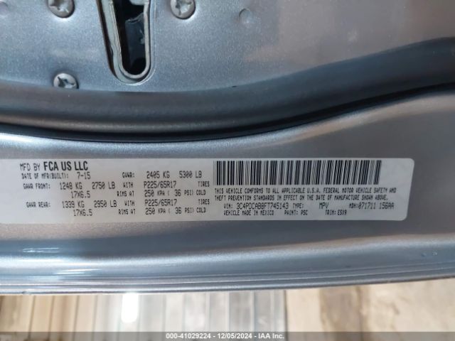 3C4PDCAB8FT745143 Dodge Journey American Value Pkg