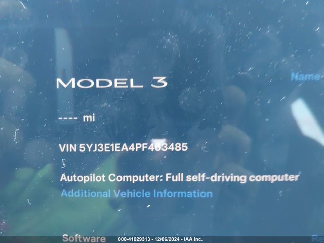 Tesla Model 3 Rear-wheel Drive 2023 5YJ3E1EA4PF463485 Image 15