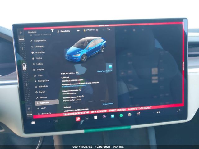 7SAXCDE5XRF443761 Tesla Model X Long Range