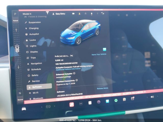 7SAXCDE5XRF443761 Tesla Model X Long Range