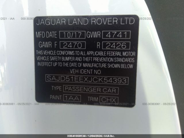 SAJD51EEXJCK54393 Jaguar F-TYPE R