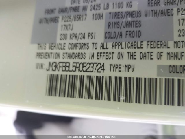 JM3KFBBL5R0523724 Mazda Cx-5 2.5 S Select