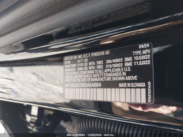 2024 PORSCHE CAYENNE COUPE WP1BA2AYXRDA54884 Photo 8