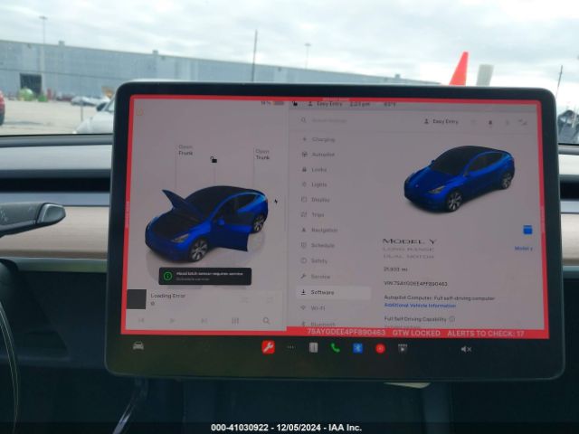 7SAYGDEE4PF890463 Tesla Model Y Awd/long Range Dual Motor All-wheel Drive