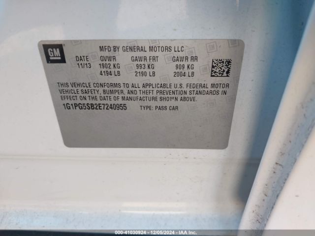 1G1PG5SB2E7240955 Chevrolet CRUZE LTZ