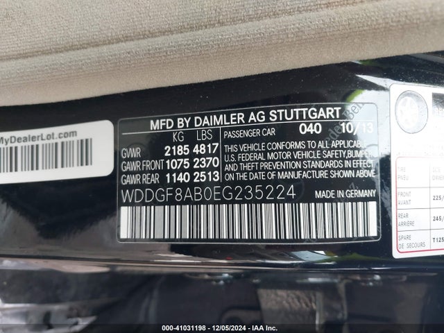 WDDGF8AB0EG235224 Mercedes-Benz C 300 Luxury 4matic/sport 4matic