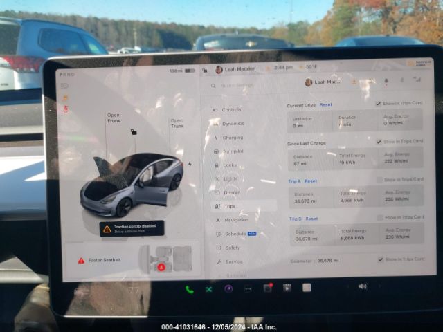 5YJ3E1EA9PF413309 Tesla Model 3 Rear-wheel Drive