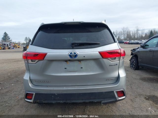 5TDDGRFH1JS046353 Toyota Highlander Hybrid Limited