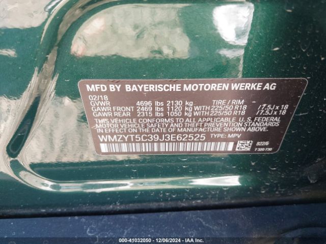 WMZYT5C39J3E62525 Mini Countryman Cooper S