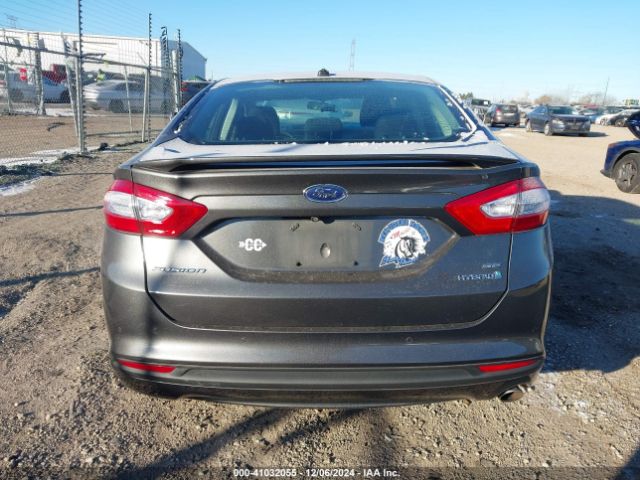 3FA6P0LU4FR243359 Ford Fusion Hybrid Se