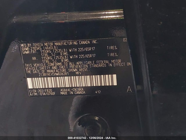 Toyota RAV4 LE 2017 2T3BFREV5HW608281 Image 9