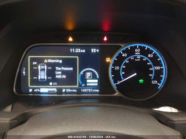 1N4BZ1CP2KC313362 Nissan Leaf Sv Plus