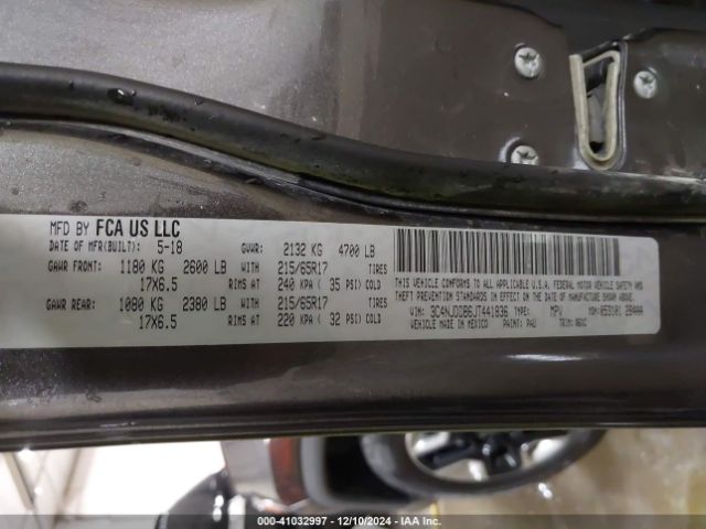 3C4NJDDB6JT441836 Jeep Compass Trailhawk 4x4