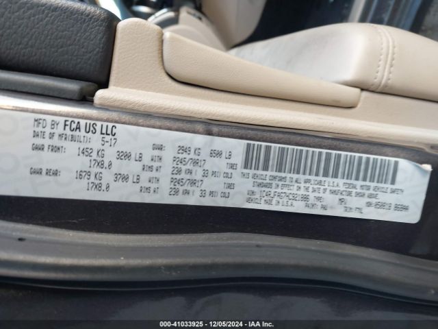 1C4RJFAG7HC921886 Jeep Grand Cherokee Laredo 4x4