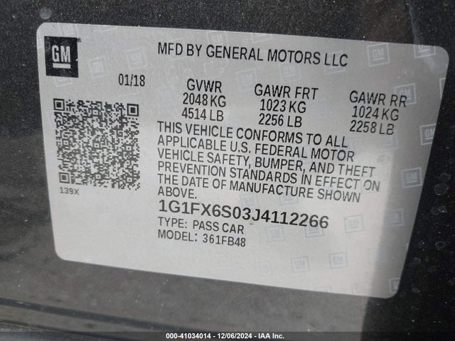 Chevrolet Bolt Ev Premier 2018 1G1FX6S03J4112266 Image 9