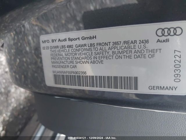 2023 AUDI RS 5 COUPE WUANWAF55PA902356 Photo 8