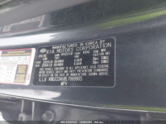 2020 KIA SOUL KNDJ23AU8L7069905 Photo 8