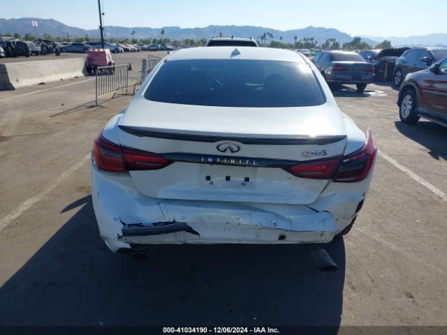 JN1FV7AP1JM460832 Infiniti Q50 3.0t Red Sport 400