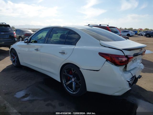 JN1FV7AP1JM460832 Infiniti Q50 3.0t Red Sport 400