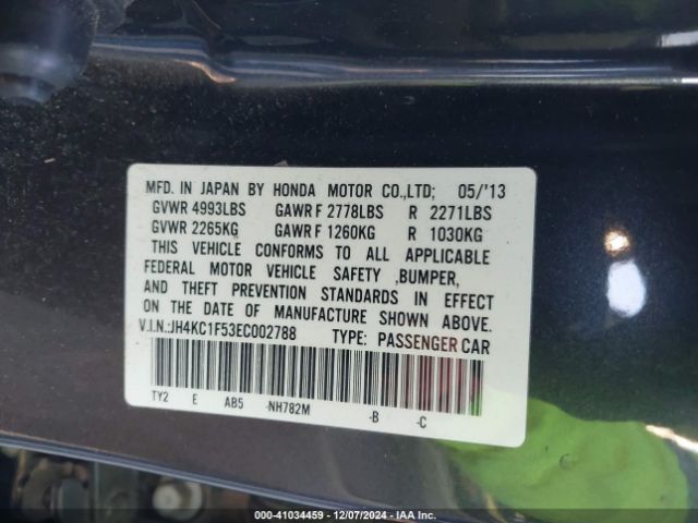 JH4KC1F53EC002788 Acura RLX