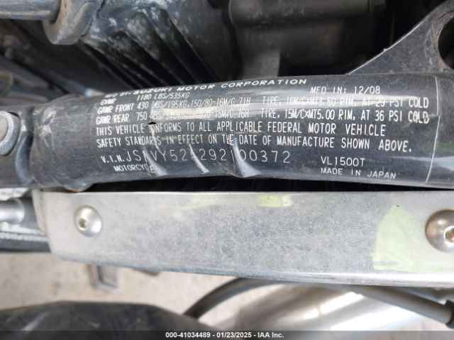 2009 SUZUKI VL1500 JS1VY52A292100372 Photo 9