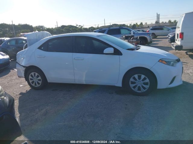 2T1BURHE9EC222924 Toyota COROLLA L
