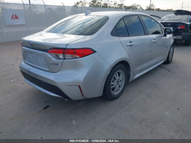 JTDEBRBE1LJ019927 Toyota Corolla Hybrid Le