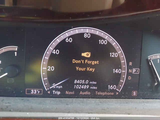 41034709 :رقم المزاد ، WDDNG86X48A191874 vin ، 2008 Mercedes-benz S 550 4matic مزاد بيع