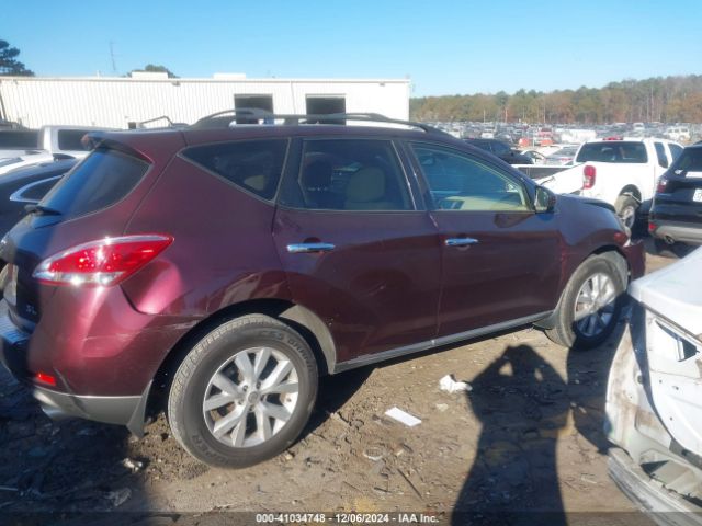 JN8AZ1MU1EW410781 Nissan MURANO SL
