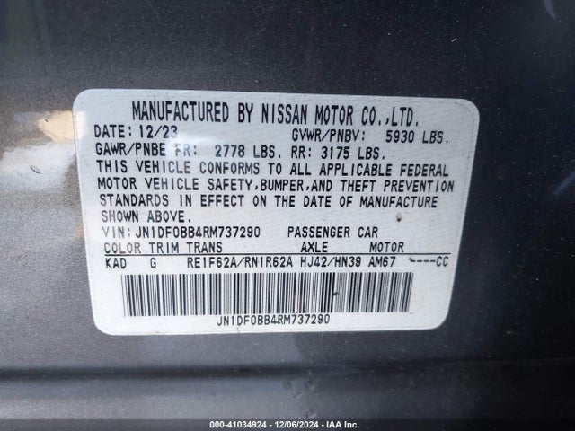 Nissan Ariya Engage+ 2024 JN1DF0BB4RM737290 Image 9