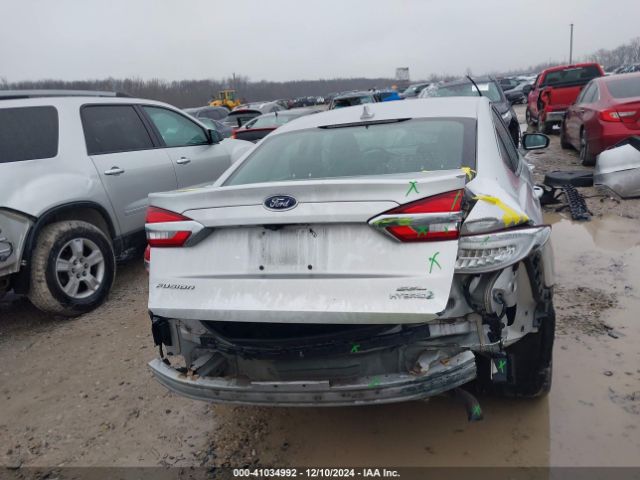 3FA6P0MU1KR256109 Ford Fusion Hybrid Sel