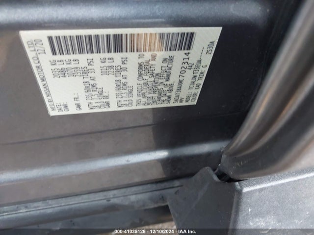 5N1AT3BAXMC702314 Nissan Rogue Sv Fwd