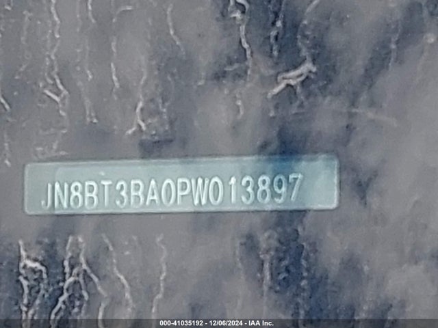JN8BT3BA0PW013897 Nissan Rogue Sv Fwd
