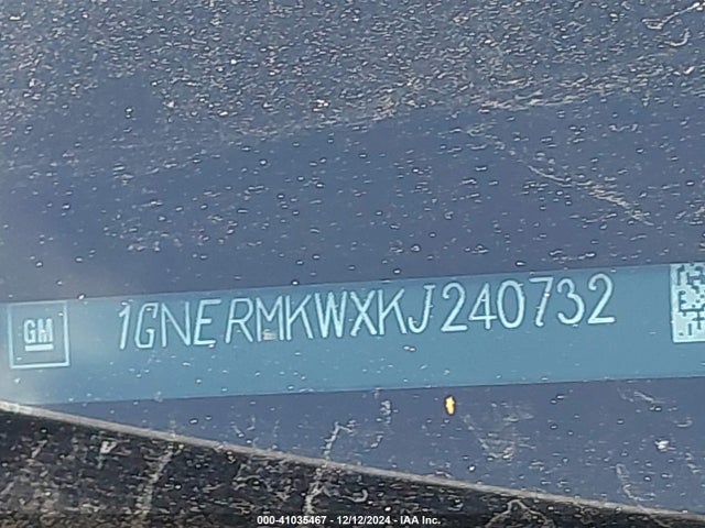 1GNERMKWXKJ240732 Chevrolet Traverse 2fl